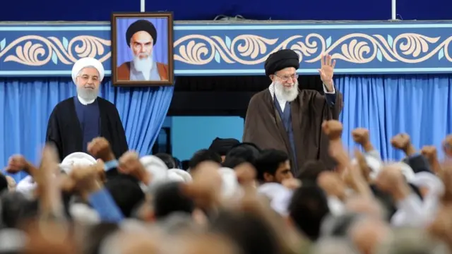 Хаменеї та Рухані