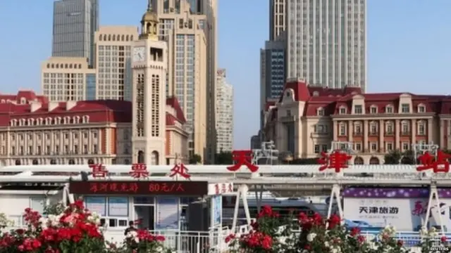 चीनच्या शहरांतील इमारती