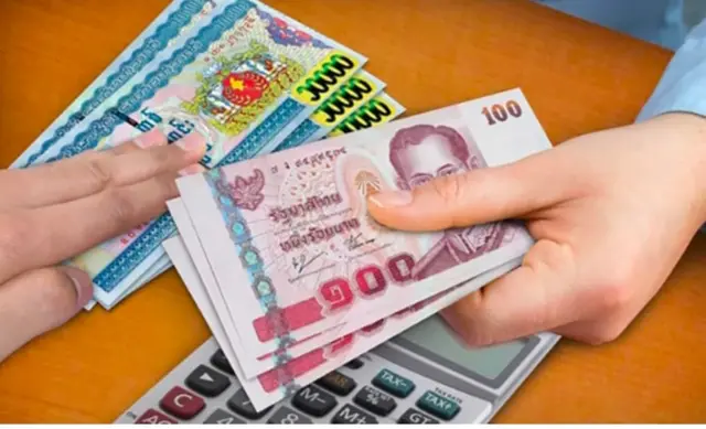 မြန်မာနဲ့ ထိုင်းငွေလဲလှယ်ရေးလုပ်ငန်း