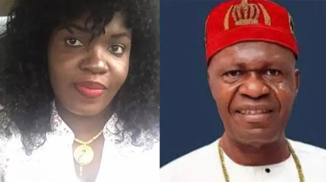 Foto Blessing Ezeokafor na nna ya bụ Chief Joseph Ezeokafor
