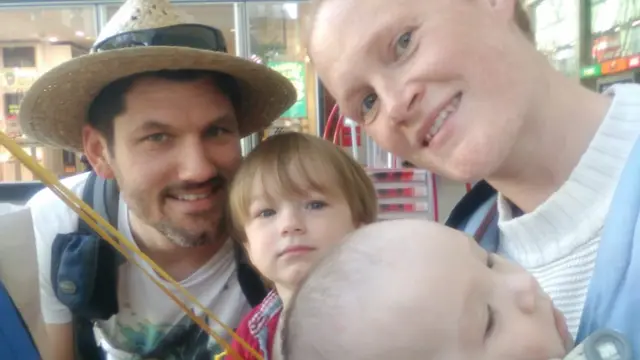 Mary Penman y familia