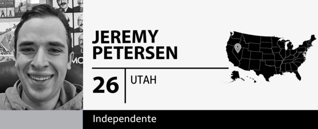 Jeremy Petersen, 26 anos,5 gols apostasUtah, eleitor independente 