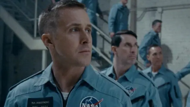 Райан Гослинг в роли Нила Армстронга в фильме "Человек на Луне"