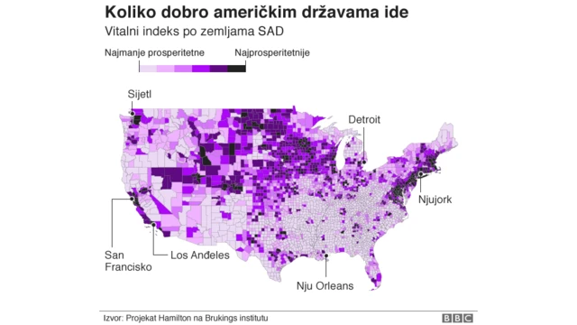 Мапа просперитета Америке