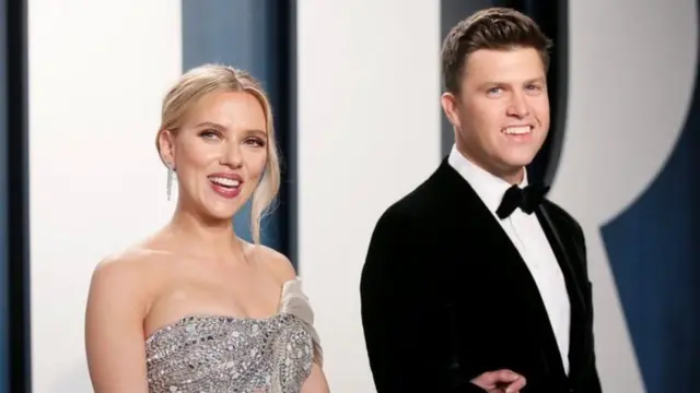 Scarlett Johansson ve Colin Jost