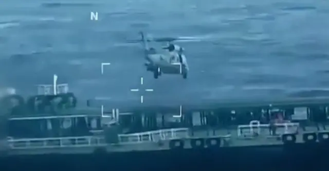  لحظه توقیف دومین نفتکش توسط آمریکا در سواحل ونزوئلا