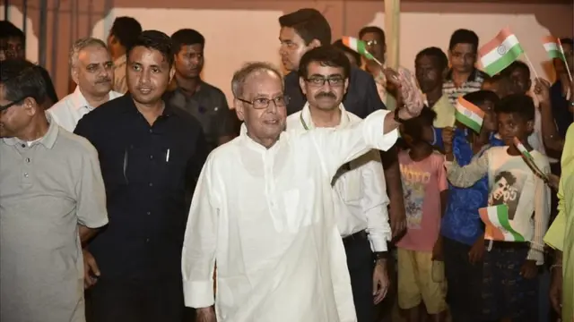 নিজ গ্রামে প্রণব মুখার্জি