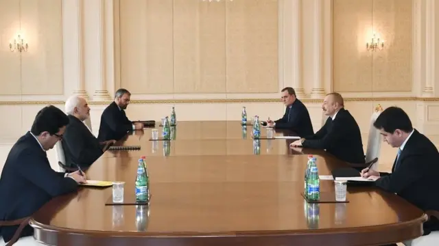 İlham Əliyev İranın xarici işlər nazirini qəbul edib