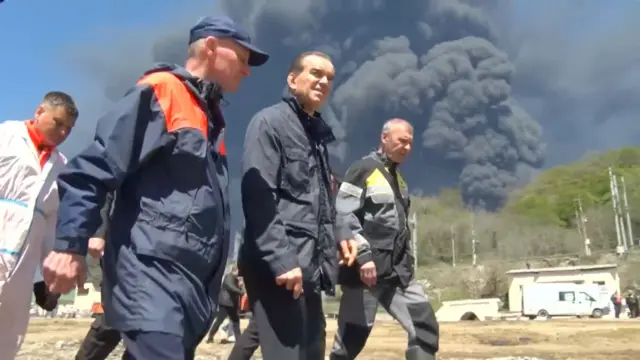 Последствия удара по НПЗ в Туапсе