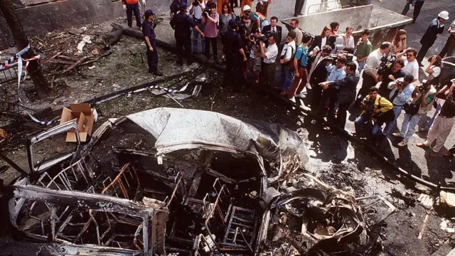 Un atentado de ETA en Madrid en 1993