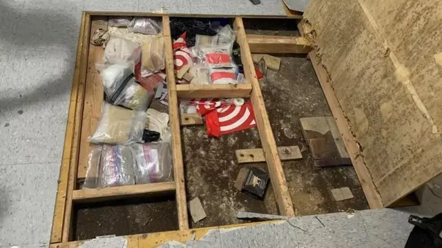 Drogas encontradas en la guardería