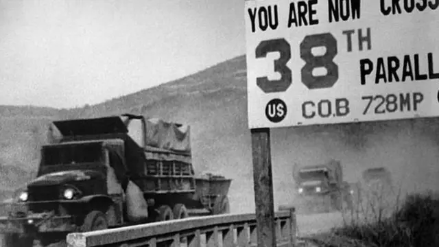 خط عرض 38 الذي يفصل الكوريتين