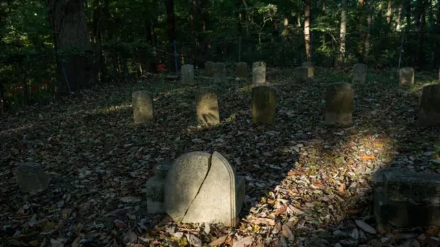 Un cementerio en Arkansas