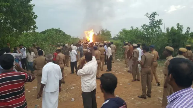 கதிராமங்கலம் வன்முறை