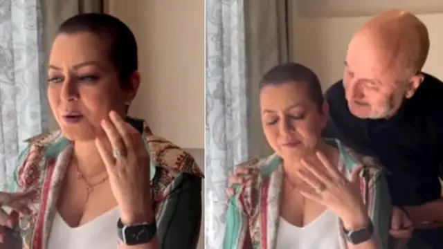 Anupan Kher ayaa shaaciyay muuqaal ay ku jirto Mahima Chaudhry