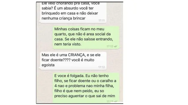 Conversa que viralizou nas redes