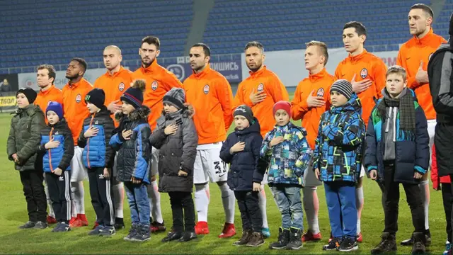 "Шахтар" та діти ветеранів АТО перед грою з "Олімпіком"