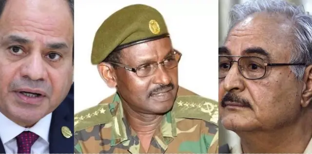 Bitaa gara mirgaatti Fiild Maarshaal Abdelfattaa al-Siisii(Masrii), Fiild Maarshaal Birhaanuu Julaa(Itoophiyaa), Fiild Maarshaal Kaliifaa Haftaar(Liibiyaa)