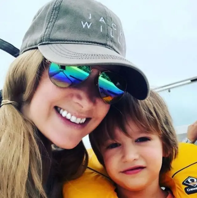 Rachael wit her son Freddie