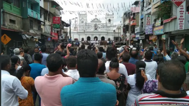 කොළඹ ශාන්ත අන්තෝනි දේවස්ථානය ඉදිරිපස පැවැත්වුන විශේෂ දේව මෙහෙය