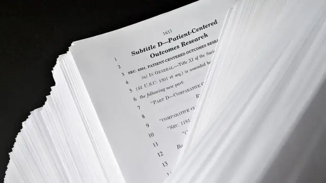 Proyecto legislativo del Obamacare.