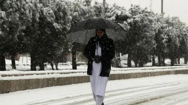 اولین برف در هرات