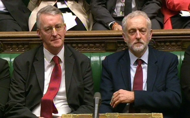 جرمی کوربین و هیلاری بن