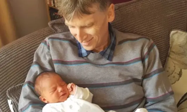 Noah with his grandfather