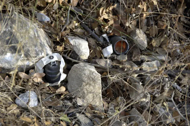 क्लस्टर बमको असर