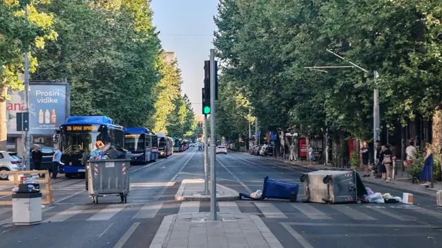 Blokade ulice u Beogradu