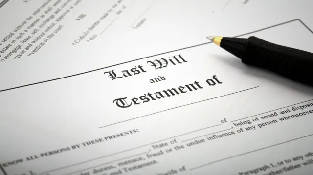 Last will and testament 