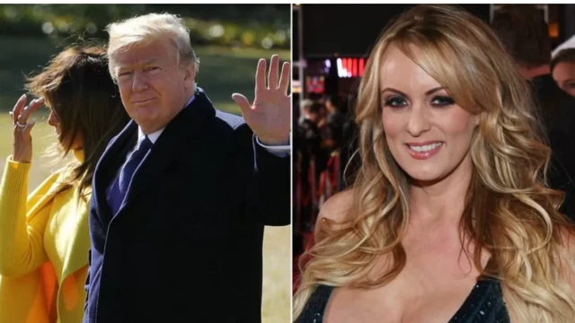 Aworan Donald Trump ati Stormy Dainels 