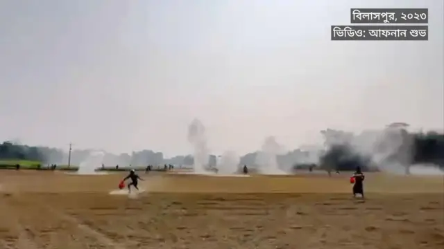 জাজিরার বিলাসপুরে দুই পক্ষের সংঘর্ষে ককটেলের ব্যবহার হয়