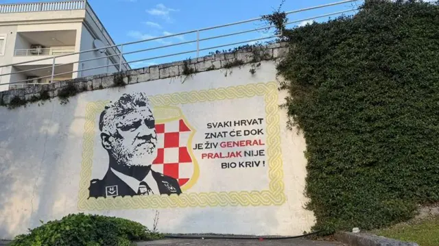 Mural Praljku u Neumu, primorskom gradu
