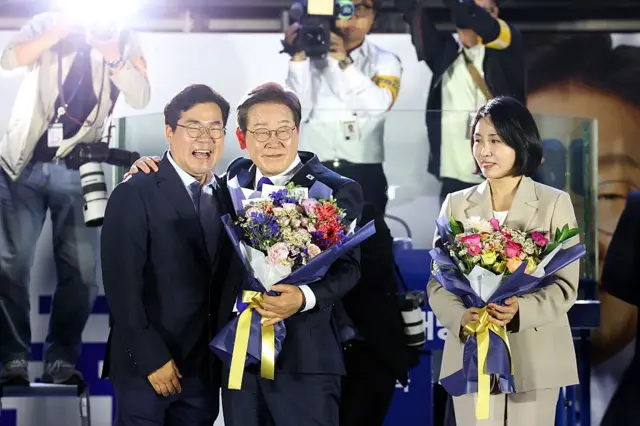 당선된 이재명 대통령