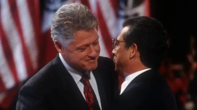 Ernesto Zedillo y Bill Clinton.