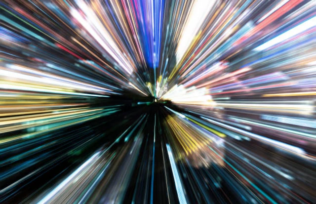 รูปเส้นแสงเลเซอร์