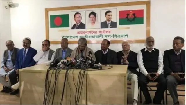 বিএনপি মহাসচিব মির্জা ফখরুল ইসলাম আলমগীর বলেছেন নির্বাচনের ফলাফলের বিরুদ্ধে তারা আইনগত ও রাজনৈতিক কর্মসূচী নিয়ে অগ্রসর হবে