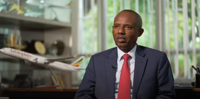 Hoogganaa Olaanaan Daandii Qilleensaa Itoophiyaa Obbo Masfin Xaasoo waa'ee buufata xiyyaaraa haaraa irratti BBCtti dubbatan