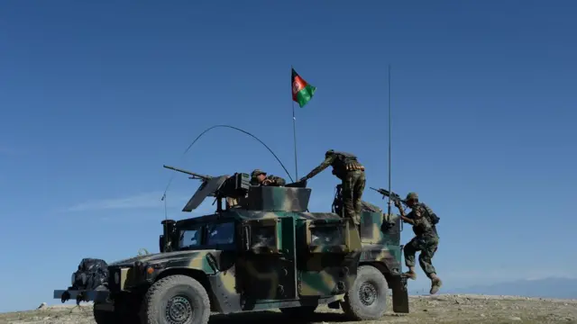 নানগারহার প্রদেশে আফগান বাহিনী