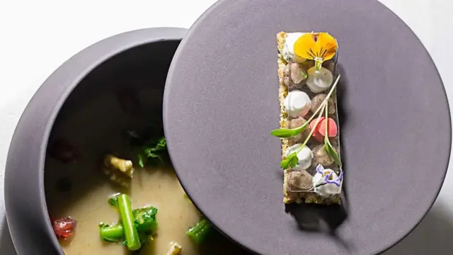 Uno de los platos de la chef