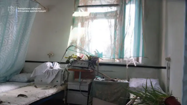 Розбита кімната в пологовому будинку