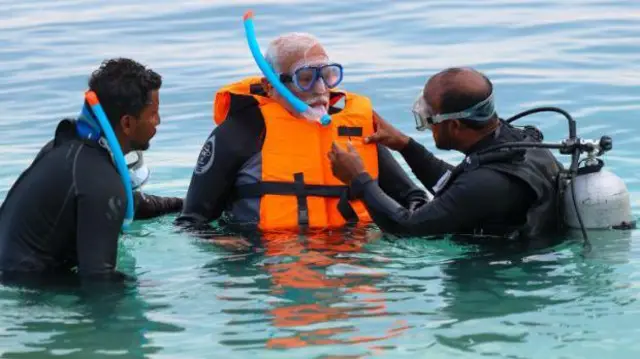 ਲਕਸ਼ਦੀਪ ਵਿੱਚ ਪੀਐਮ ਮੋਦੀ