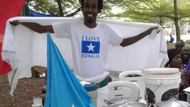 Aadan wuxuu BBC-da u sheegay in uu aad ugu faraxsan yahay inuu ka qeyb galay bandhiga dhaqamada ardada jaamacadda Ibdan