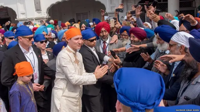 ਜਸਟਿਨ ਟਰੂਡੋ ਪਰਿਵਾਰ ਸਮੇਤ ਹਰਿਮੰਦਰ ਸਾਹਿਬ ਵਿੱਚ