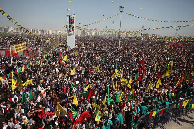 Çözüm sürecinde, 2013'te Diyarbakır'da düzenlenen Nevruz kutlamalarında Öcalan'ın mektubu okunmuştu.