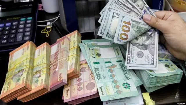 लेबनाना में मुद्रा का बड़ा अवमूल्यन हुआ है