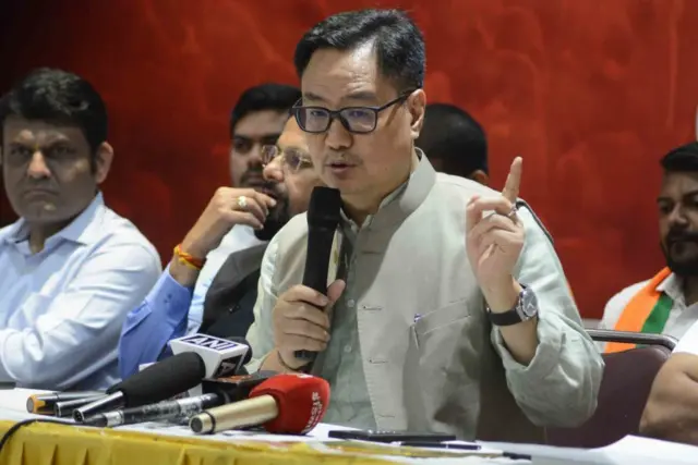 केंद्रीय मंत्री किरण रिजिजू