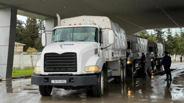 Azərbaycanın İrana yardım Astara sərhədinə çatıb