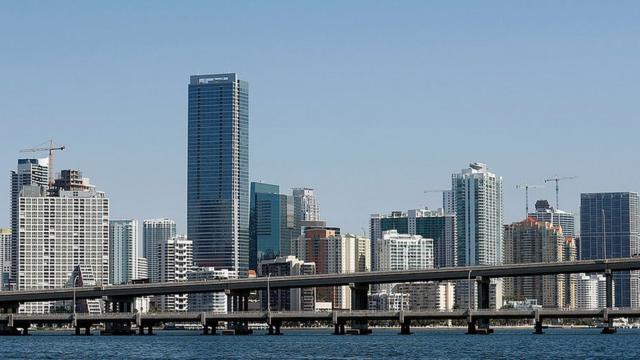 Un paisaje de la ciudad de Miami